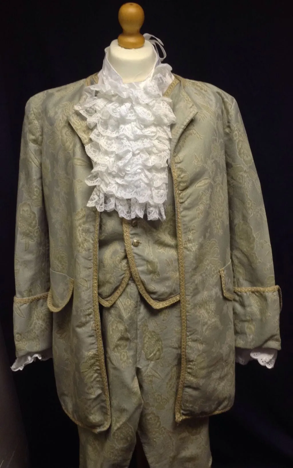 18th Century Court Gent in Grey