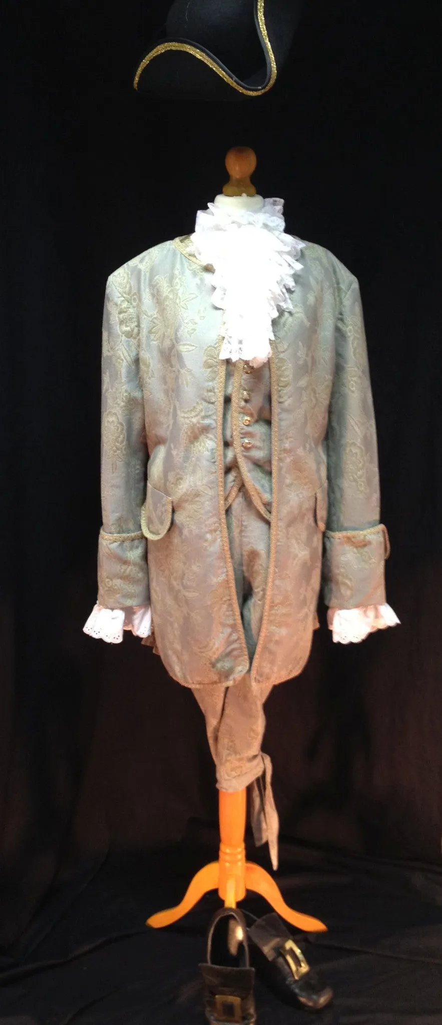 18th Century Court Gent in Grey