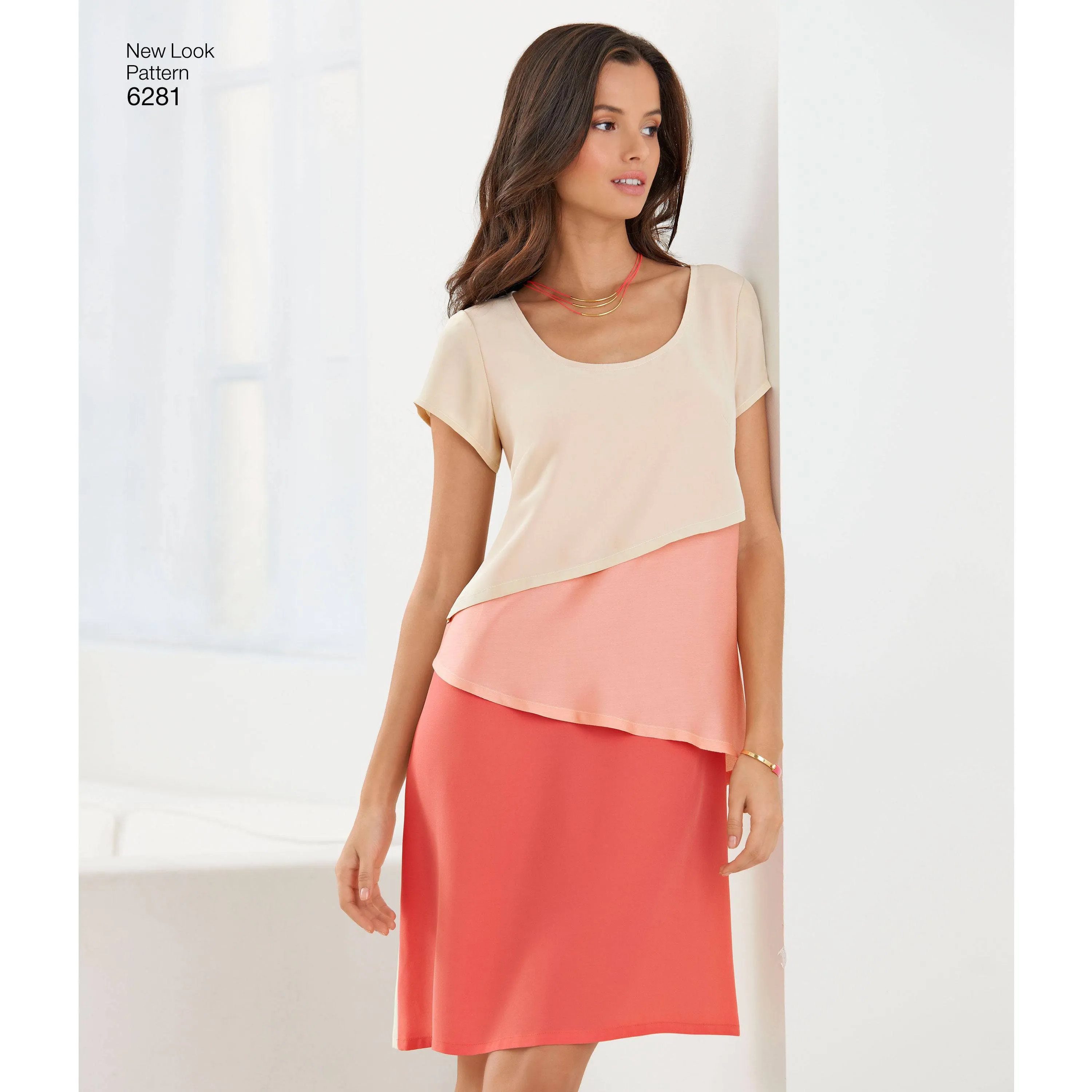 6281 Misses' Pullover Dress in Two Lengths