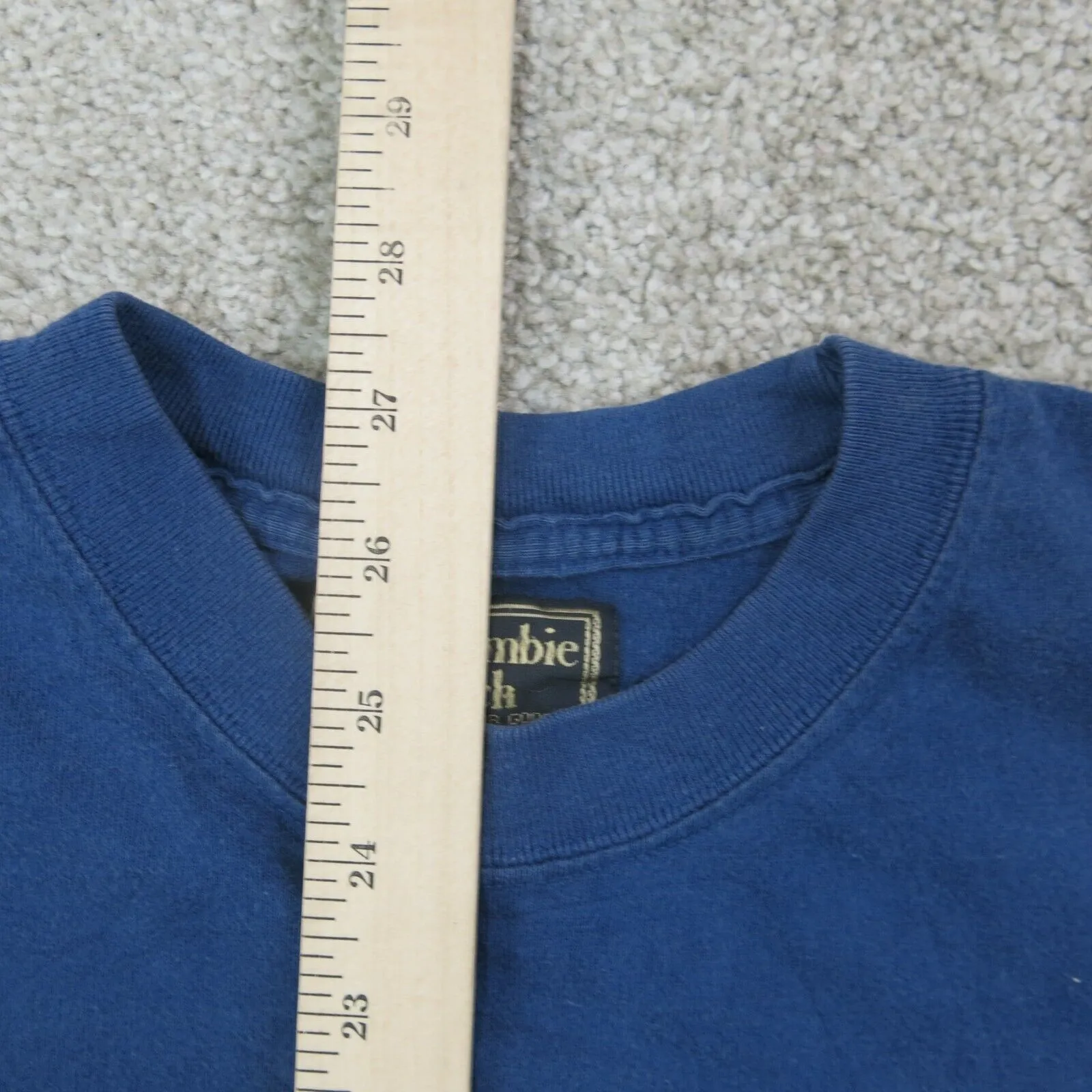 Abercrombie & Fitch Mens Pullover Sweatshirt 100% Cotton Long Sleeve Blue Size M