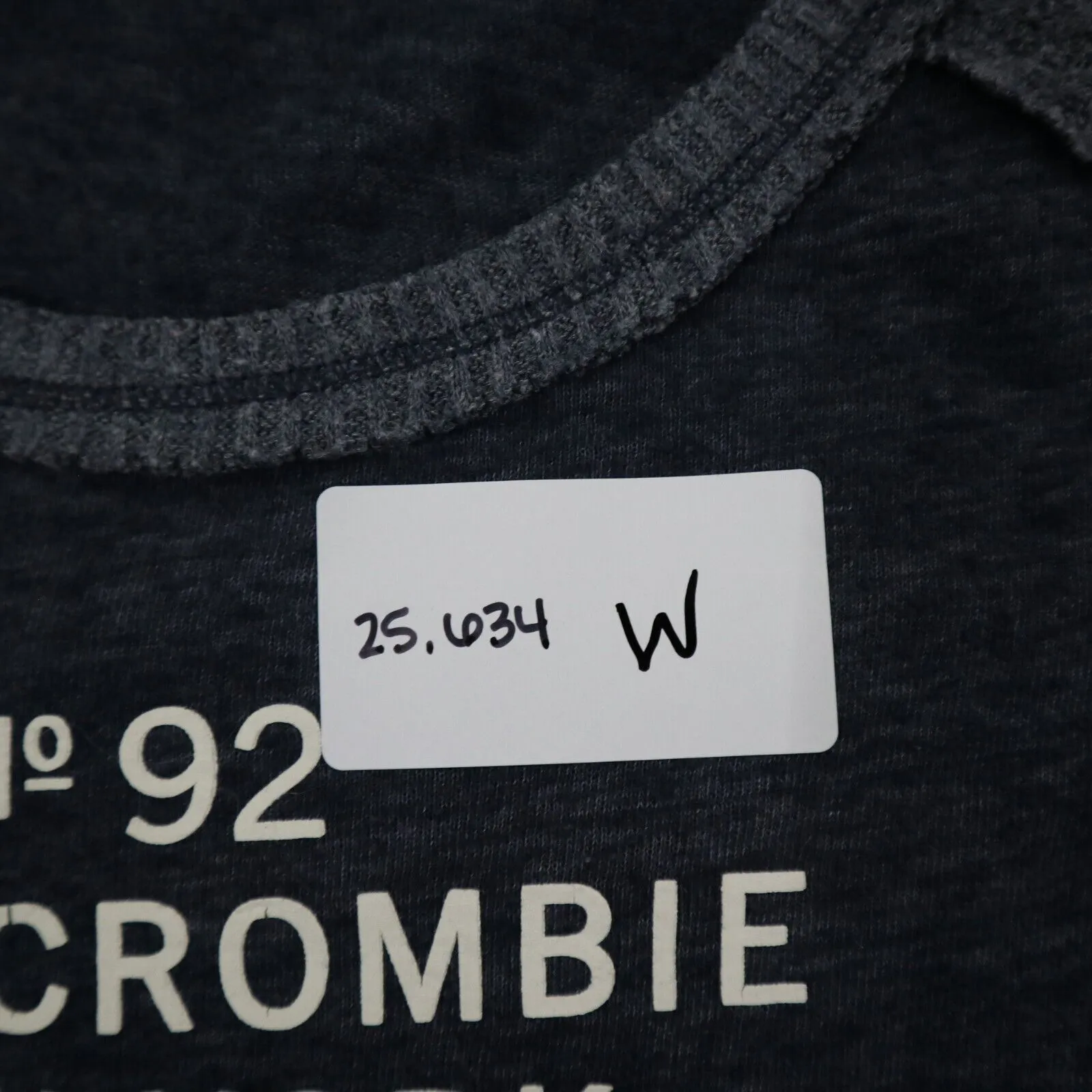 Abercrombie & Fitch Womens Pullover Sweatshirt Long Sleeve Heather Blue Size M