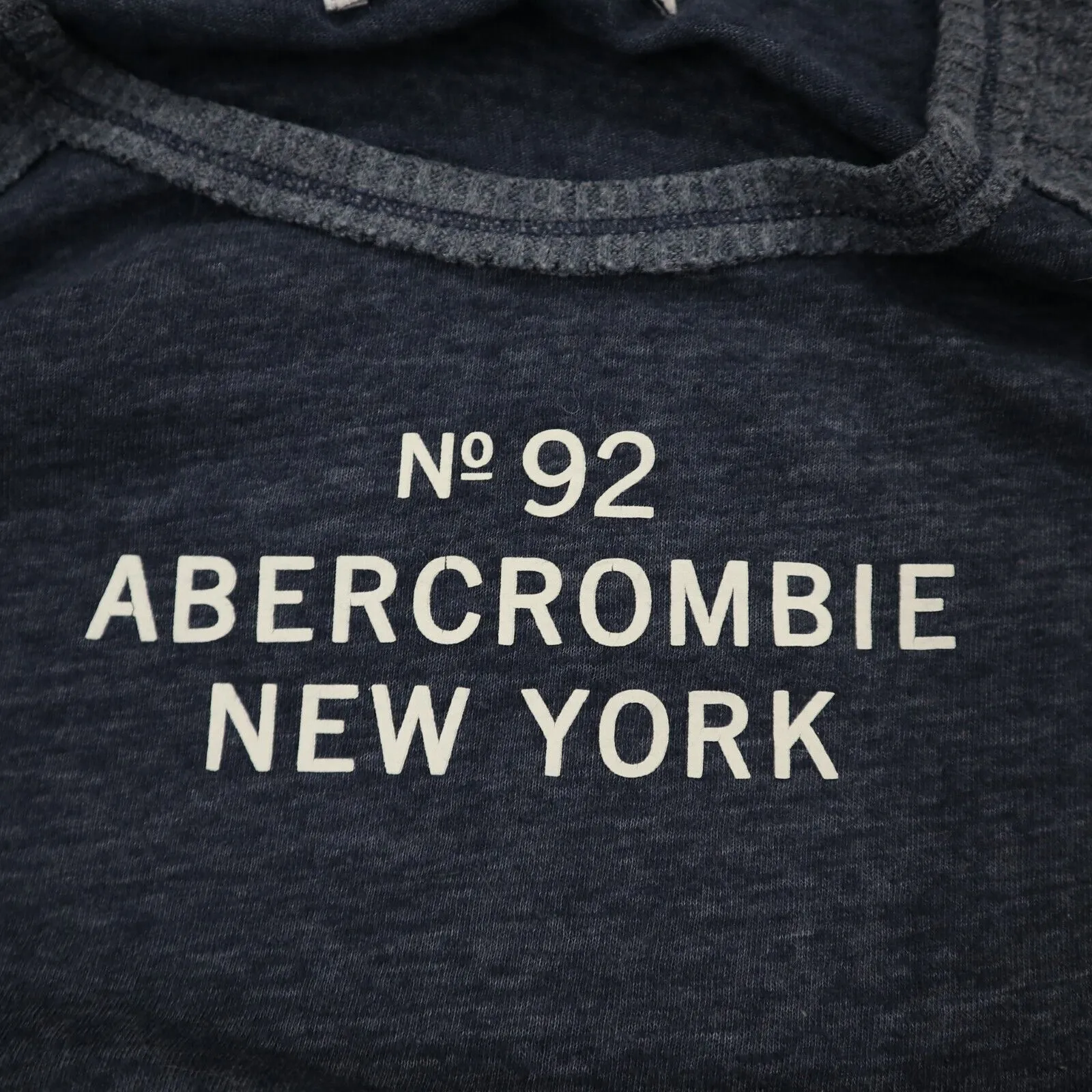 Abercrombie & Fitch Womens Pullover Sweatshirt Long Sleeve Heather Blue Size M