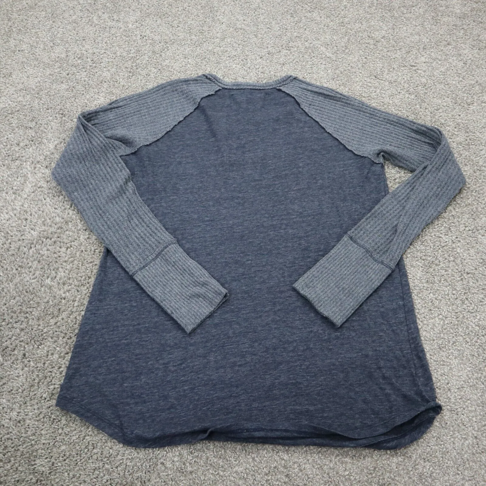 Abercrombie & Fitch Womens Pullover Sweatshirt Long Sleeve Heather Blue Size M
