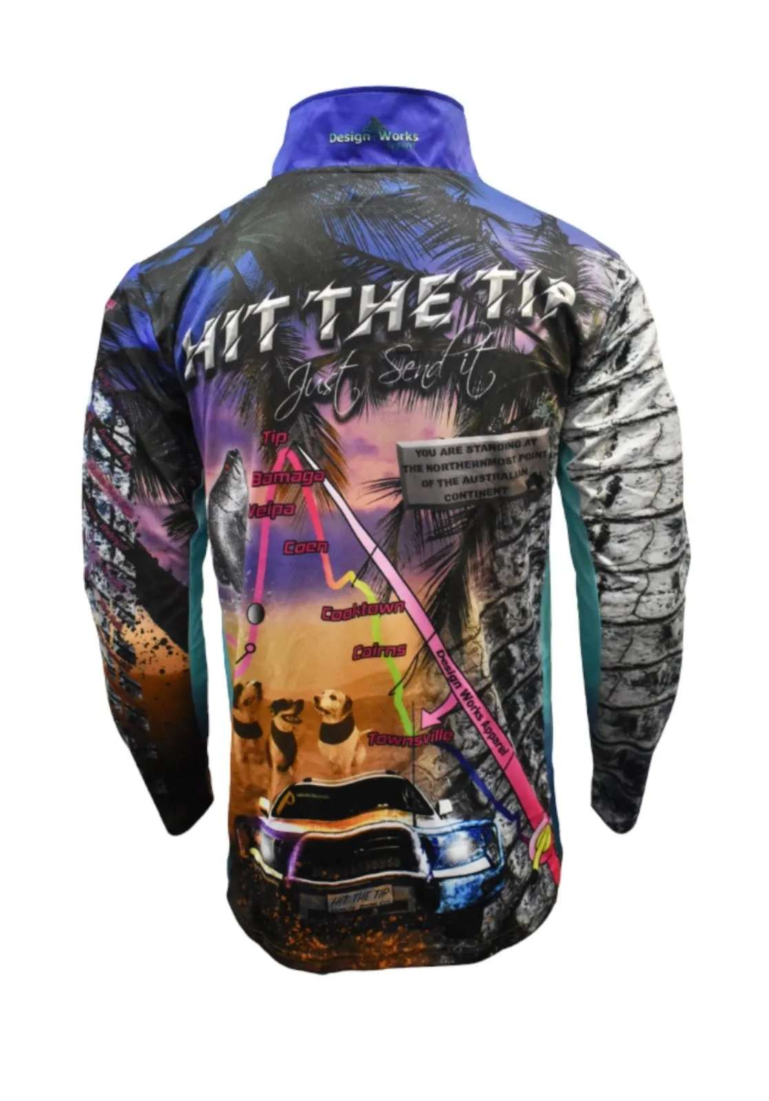 Adult Long Sleeve - Cape York, Hit The Tip Plus Size