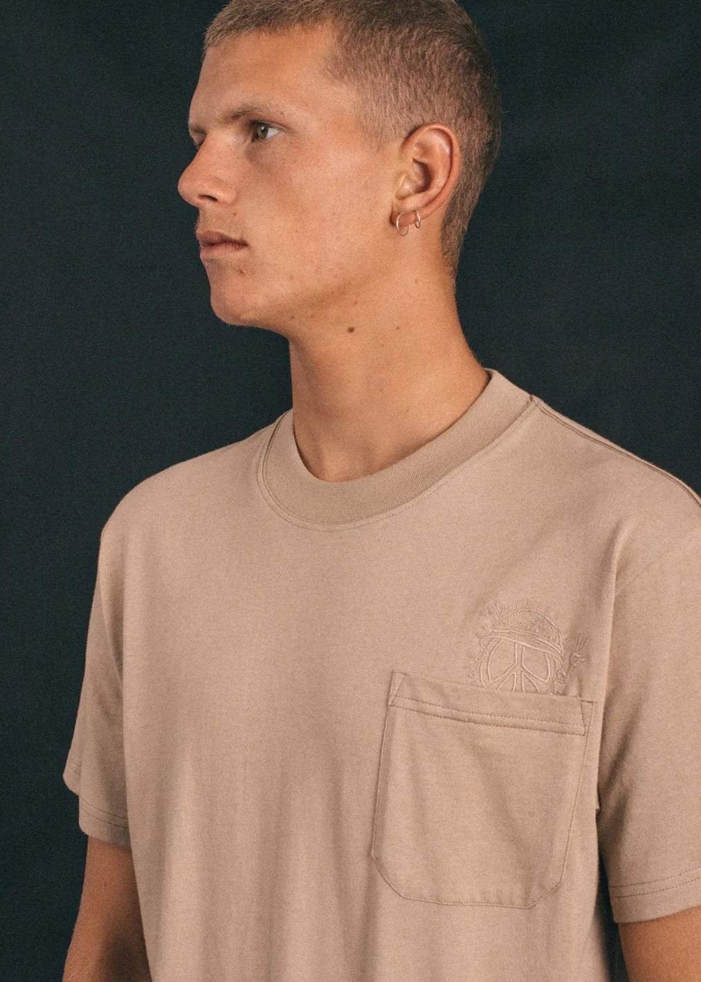 Afends Mens Peace - Retro Fit Tee