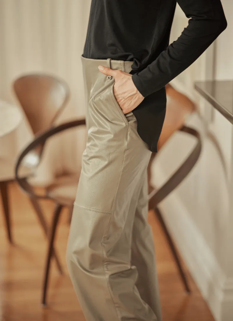 Aimee Vegan Leather Pant (27.5" Inseam)