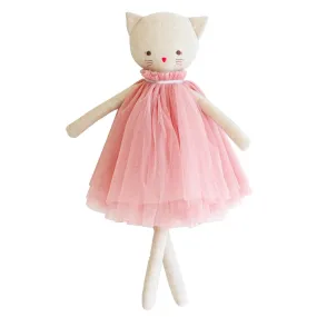 Alimrose aurelie linen cat doll
