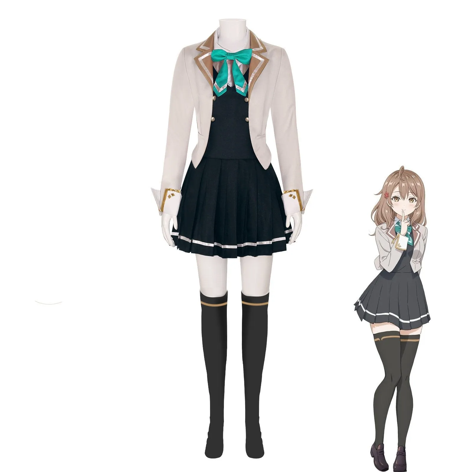 Alya Sometimes Hides Her Feelings in Russian Alisa Mikhailovna Kujou Maria Masachika Kuze Costume Dress Uniform