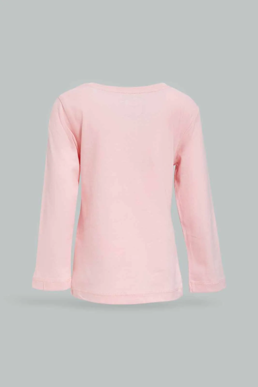 Baby Girls Pink And White Pyjama Set (4 pieces)