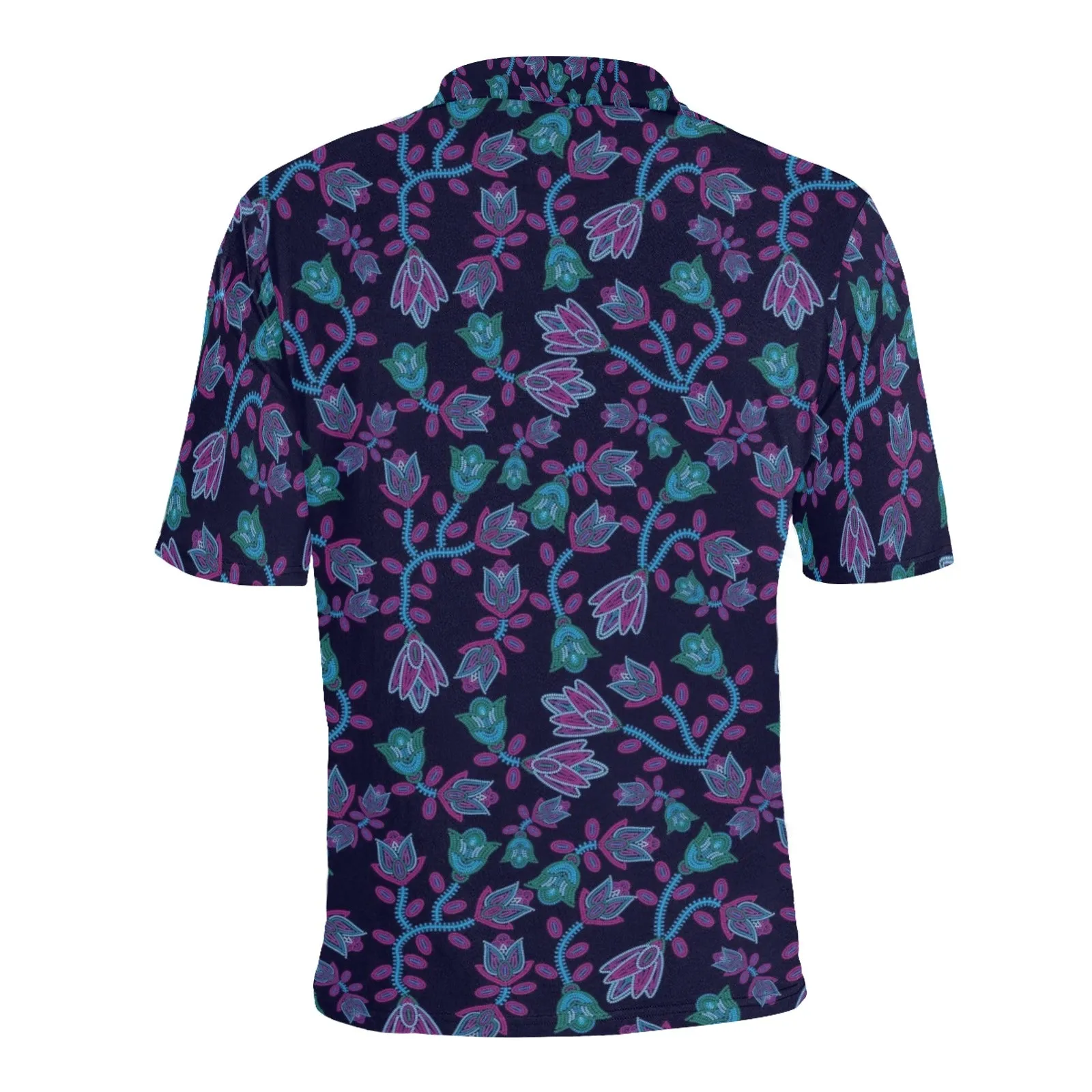 Beaded Nouveau Polo Shirt