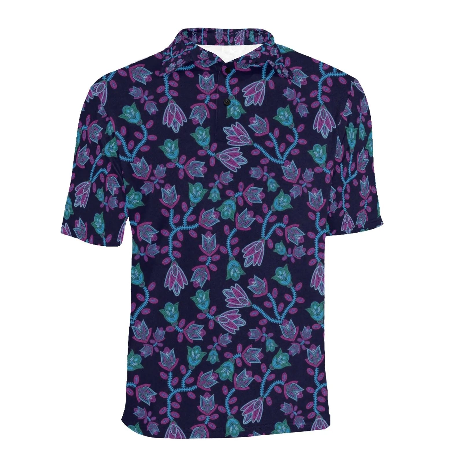 Beaded Nouveau Polo Shirt