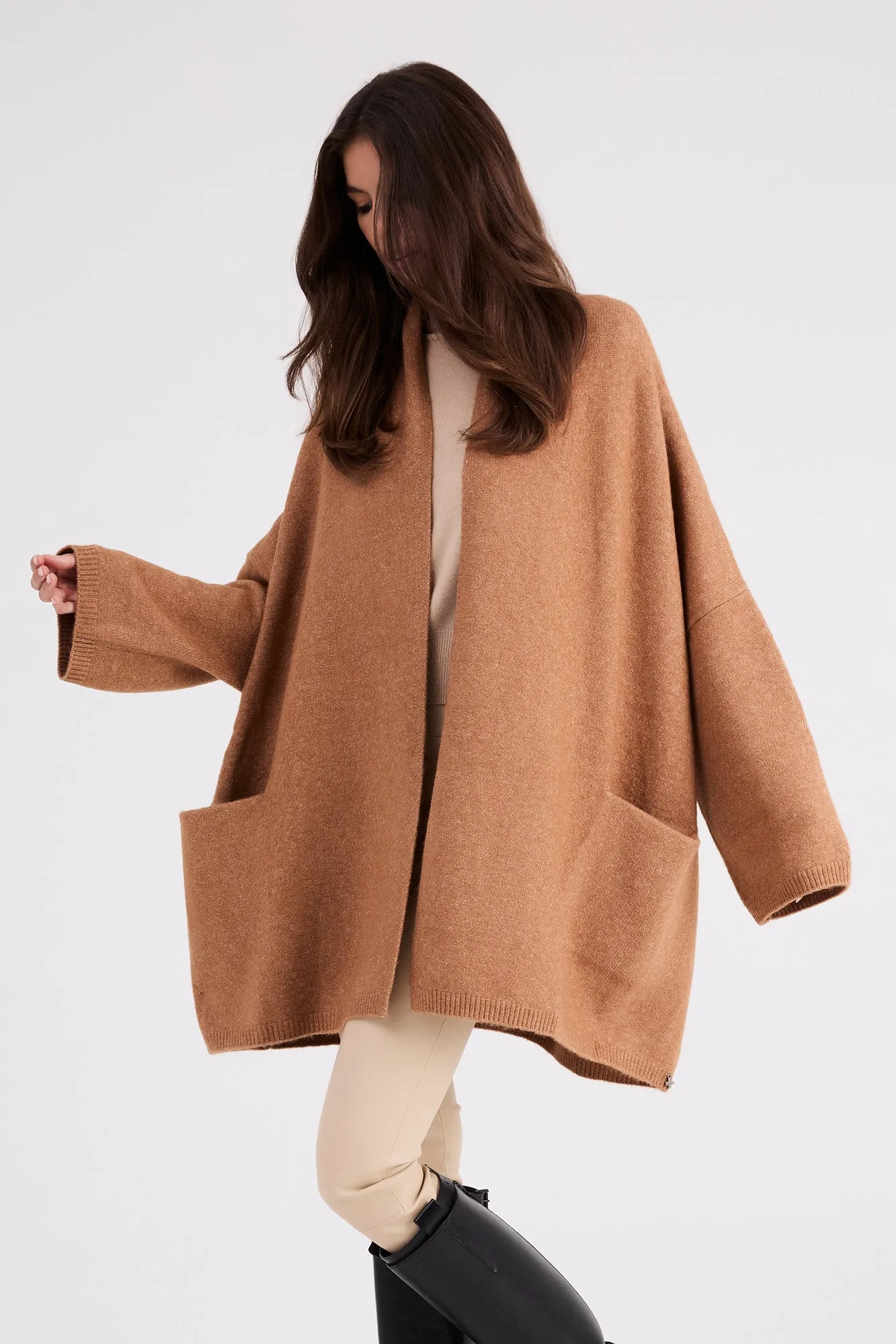   Beryll Cocoon Cardigan | Cinnamon