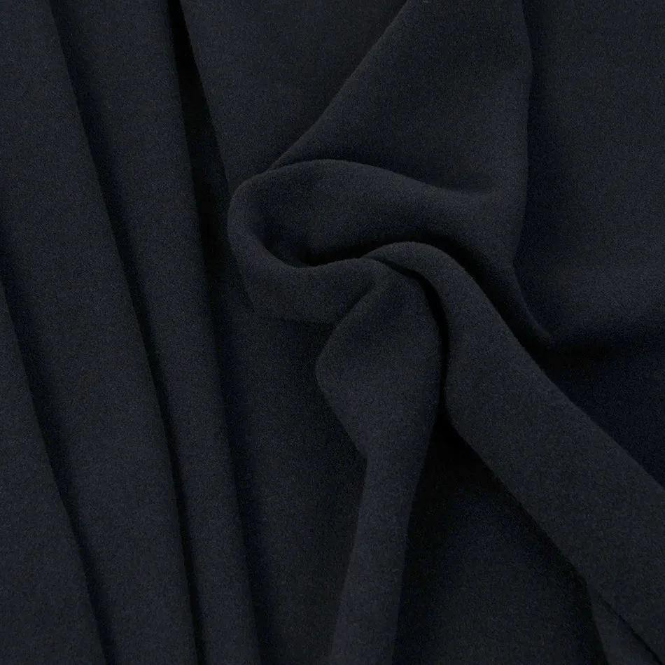 Black Coating Wool Fabric 2420