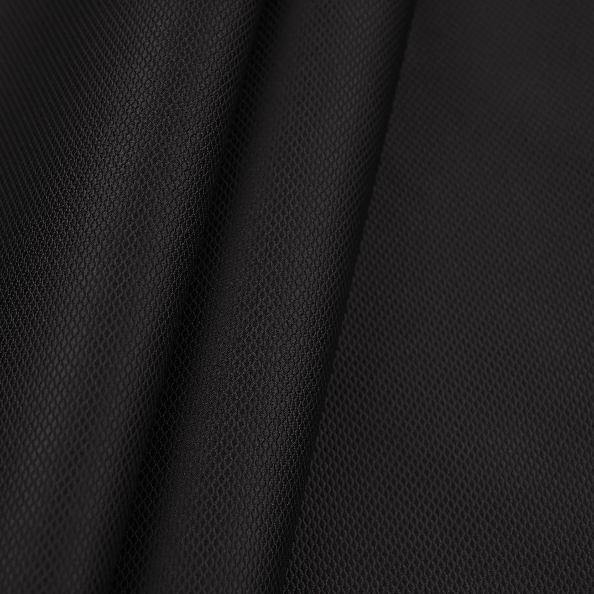 Black Micro Jacquard Fabric 98873