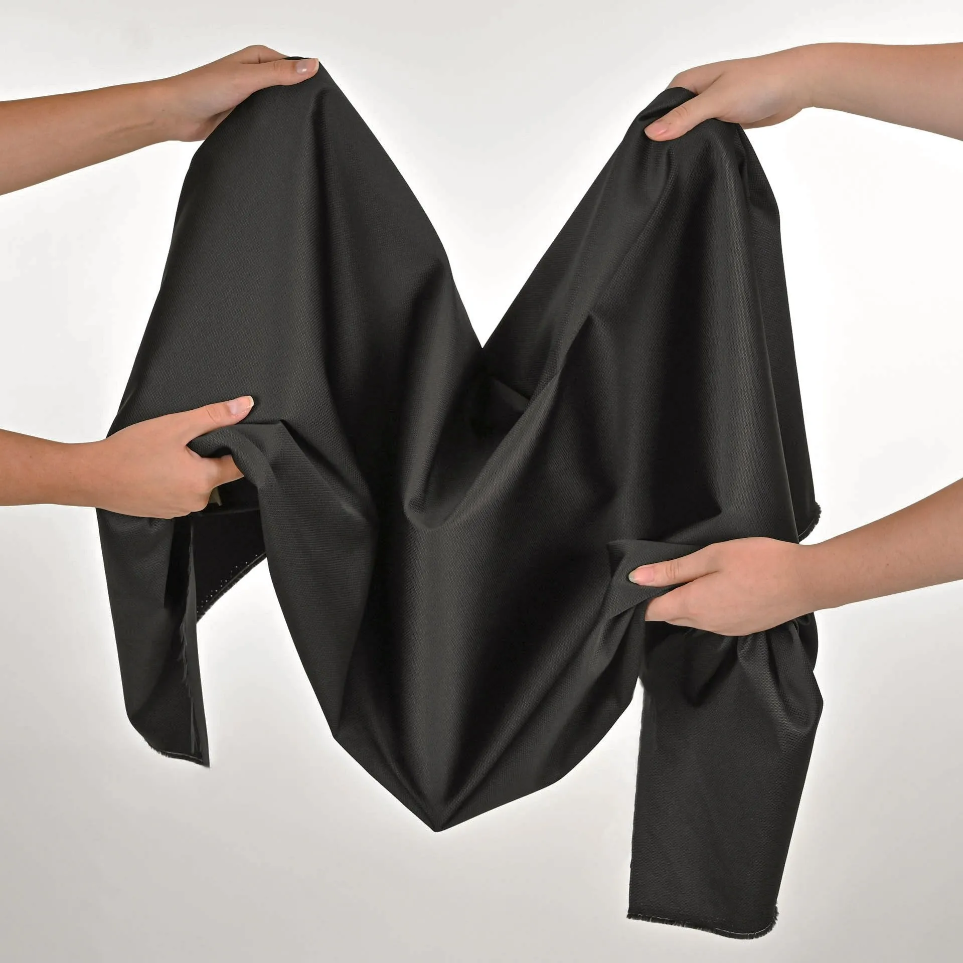 Black Micro Jacquard Fabric 98873