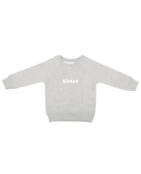 Bob and Blossom Marl Grey Sister Sweatshirt