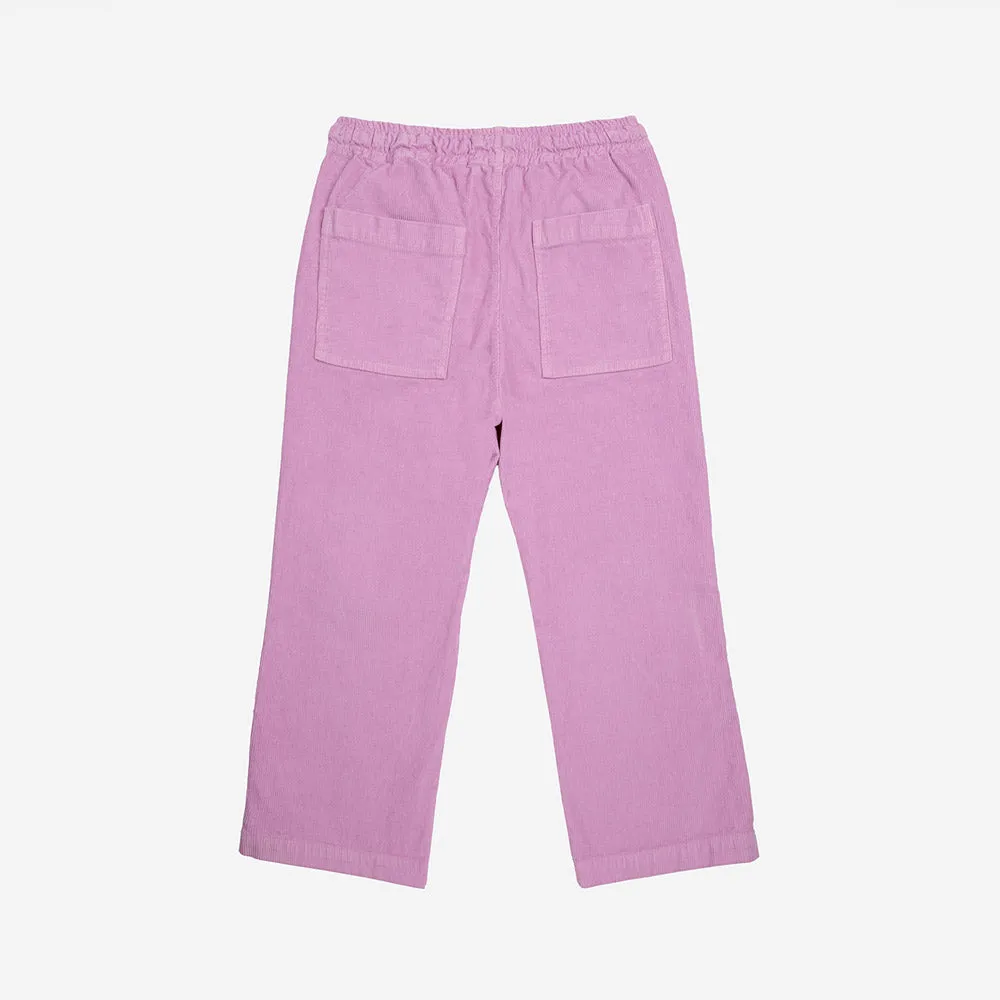 Bobo Choses :: Bobo Choses Pink Corduroy Straight Pants Pink