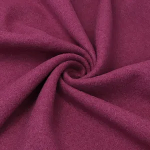Boiled Wool Coating - Pink