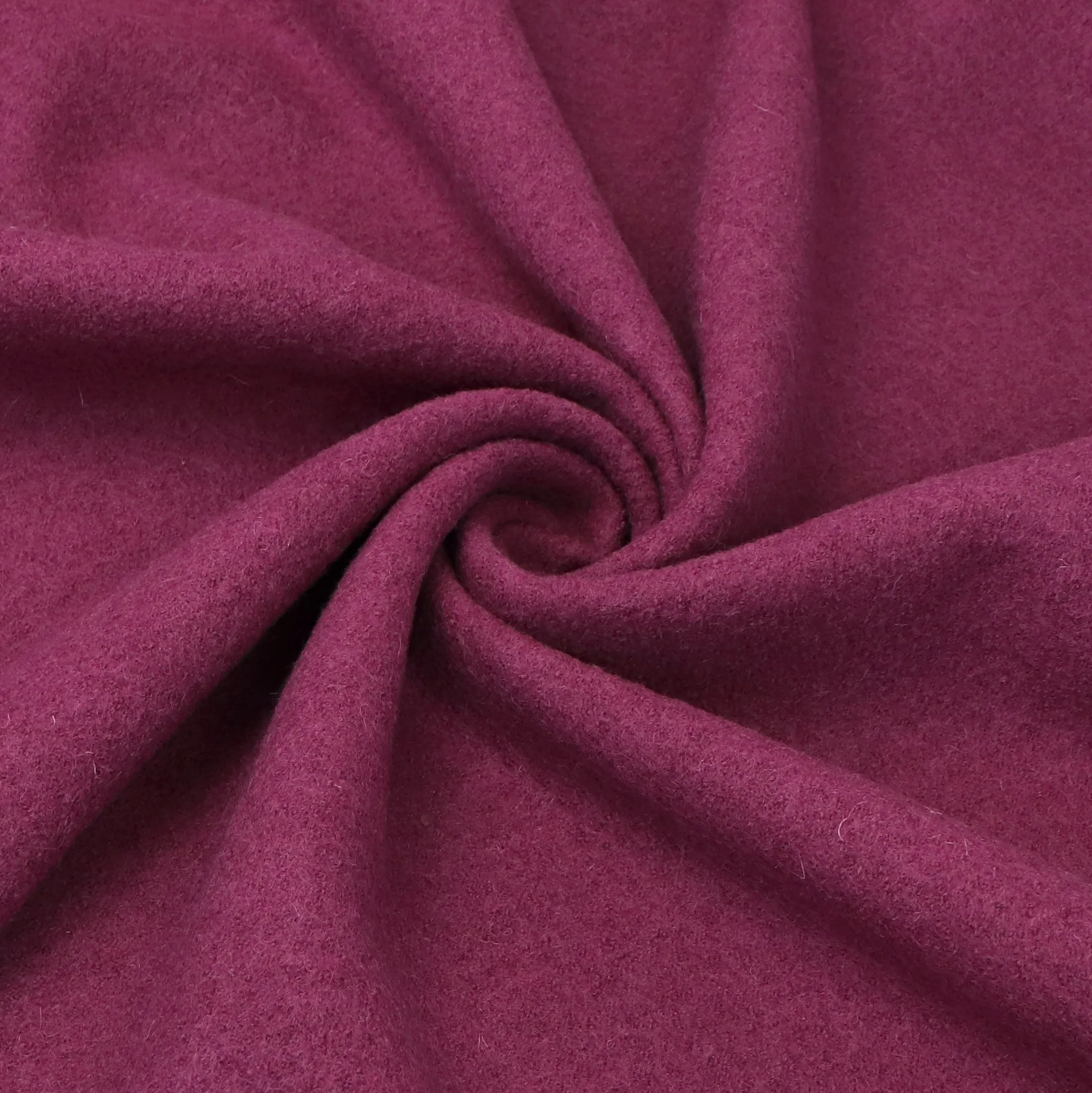 Boiled Wool Coating - Pink