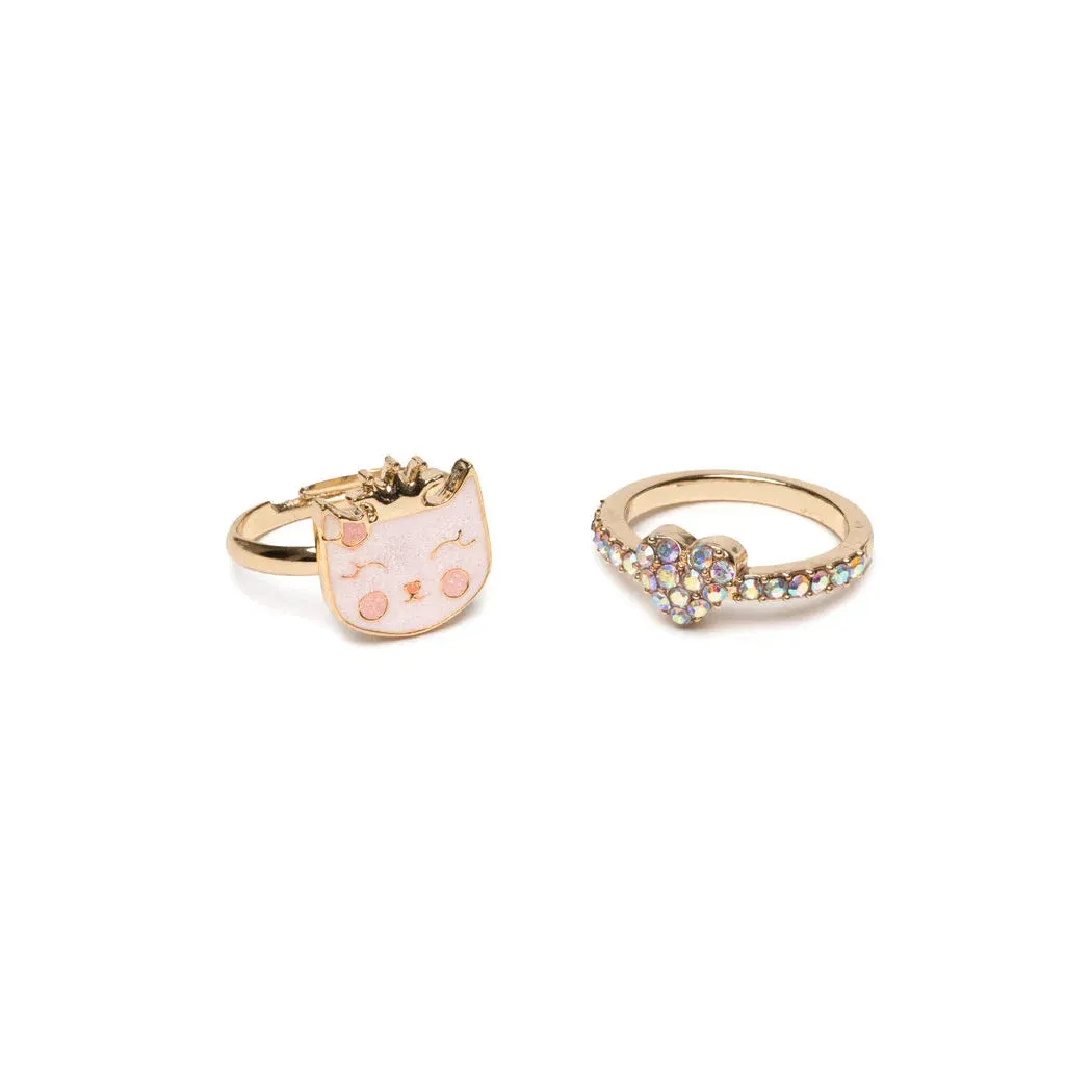 boutique kitty love ring set