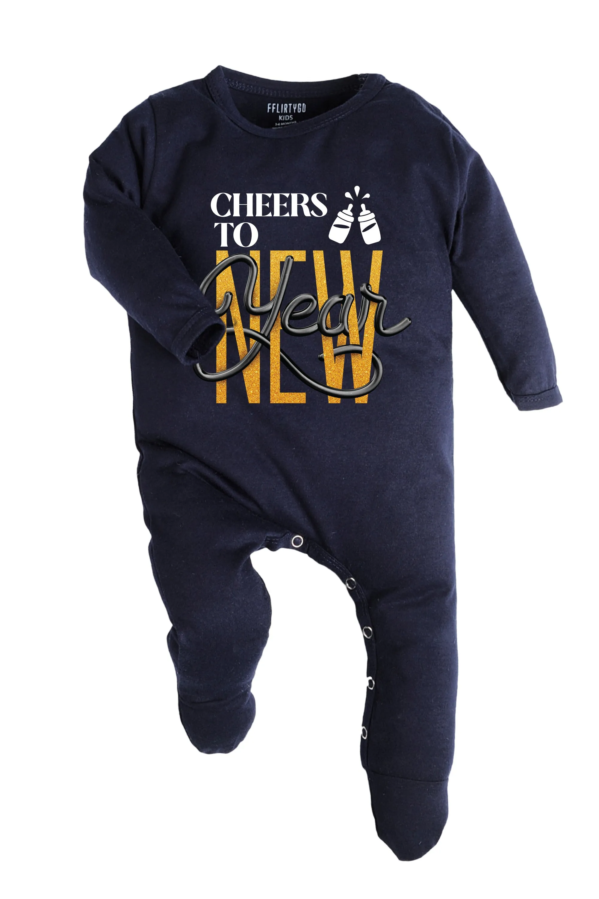 Cheers To New Year Baby Romper | Onesies