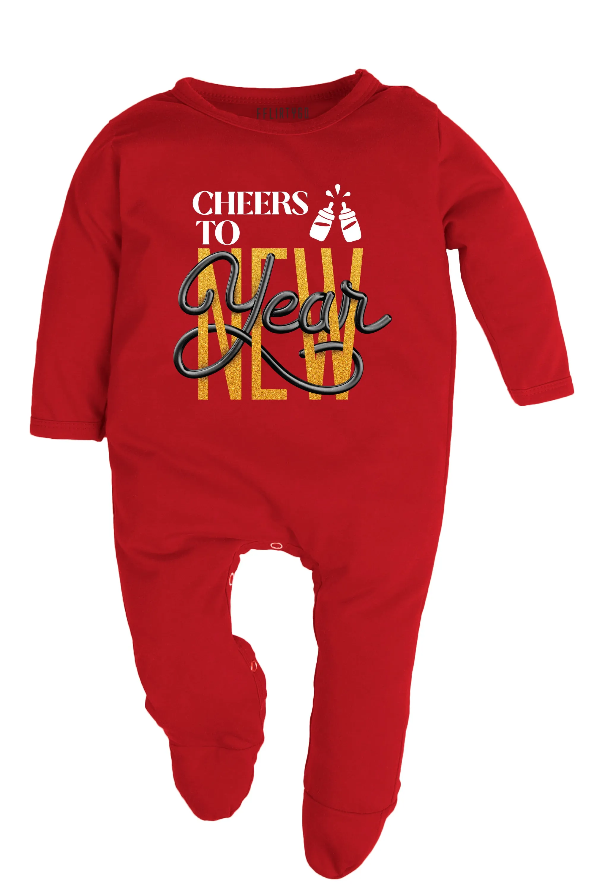 Cheers To New Year Baby Romper | Onesies
