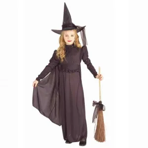 Children Black Classic Witch Costume