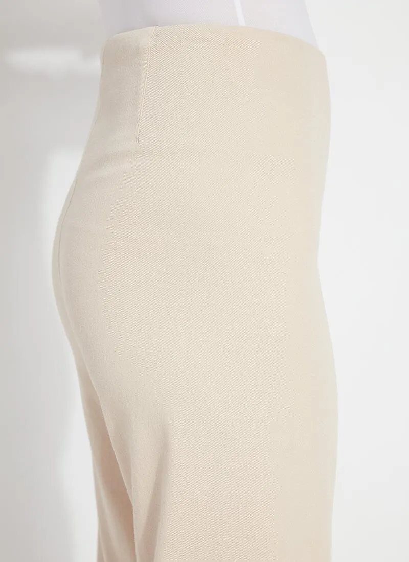 Cropped Embroidered Eyelet Wide Leg (26" Inseam)