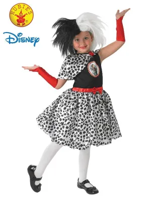 CRUELLA DE VIL DELUXE COSTUME, CHILD
