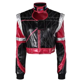 Cyberpunk 2077 Panam Palmer Women Black Coat Party Carnival Halloween Cosplay Costume