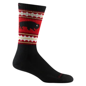 Darn Tough Vermont Hike Trek Unisex Vangrizzle 1980 Black Buffalo Boot Socks