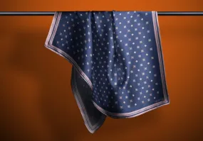Diamond in Navy Blue Shawl