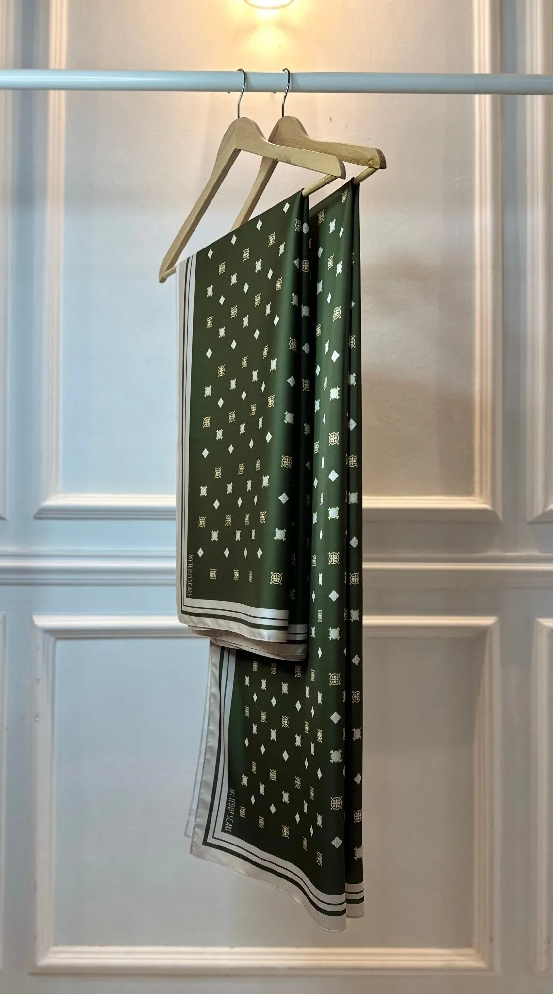 Diamond in Olive Shawl