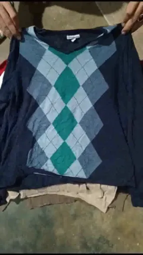 Diamond sweater