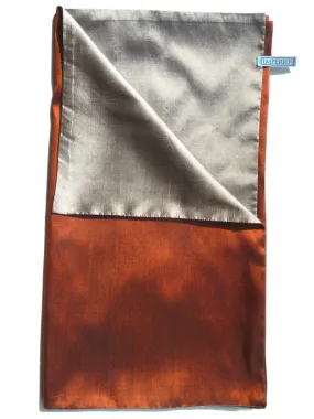 Double Sided Evening Shawl Pewter Copper