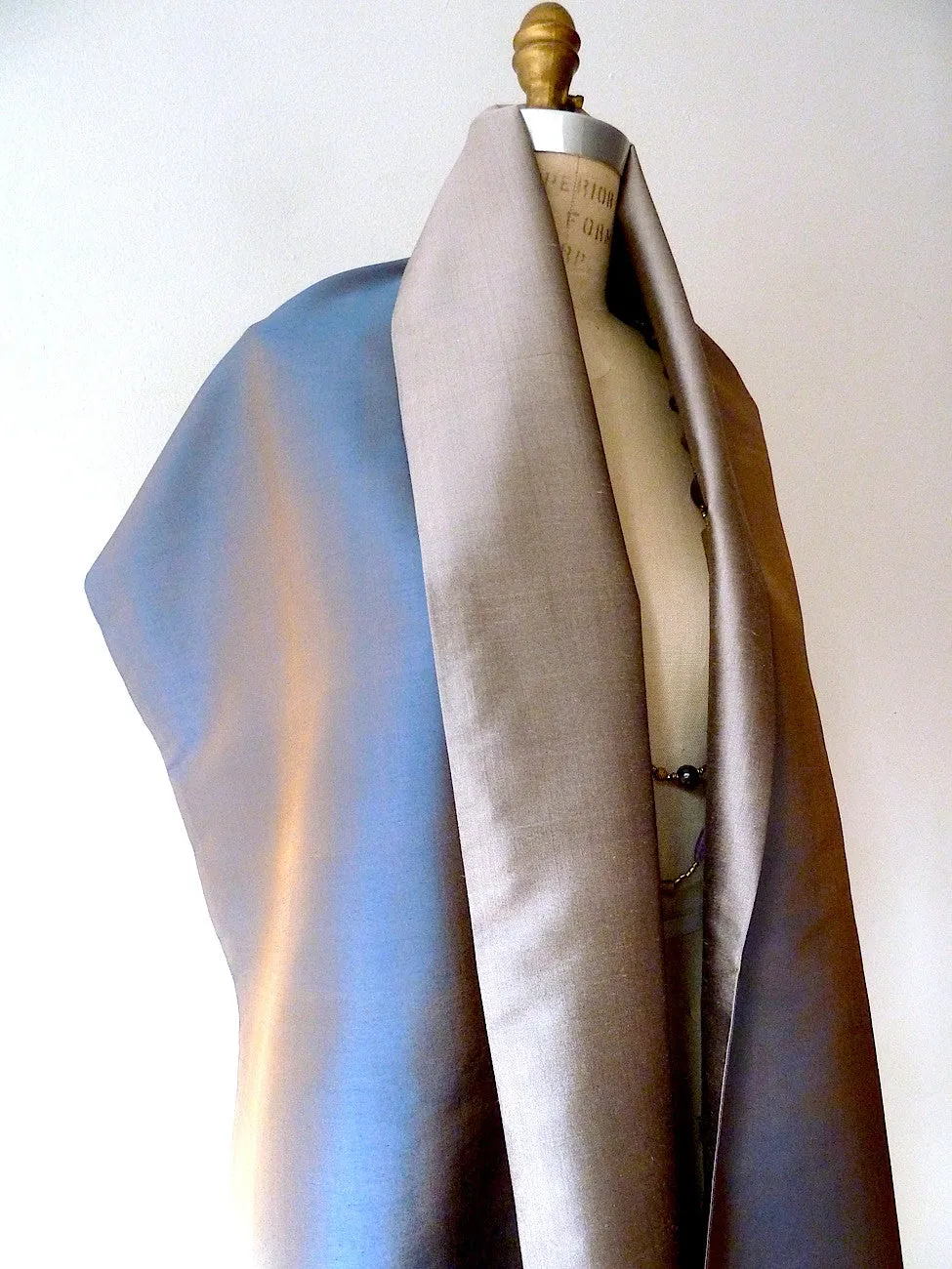 Double Sided Evening Shawl Pewter Copper