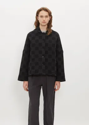Drop Shoulder Tiles Jacket