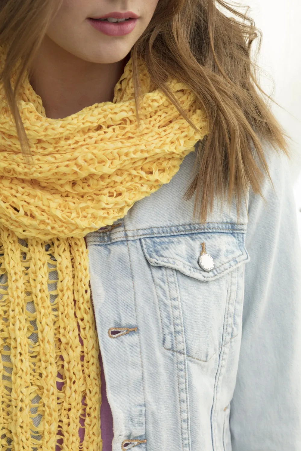 Drop Stitch Shawl (Knit) - Version 2