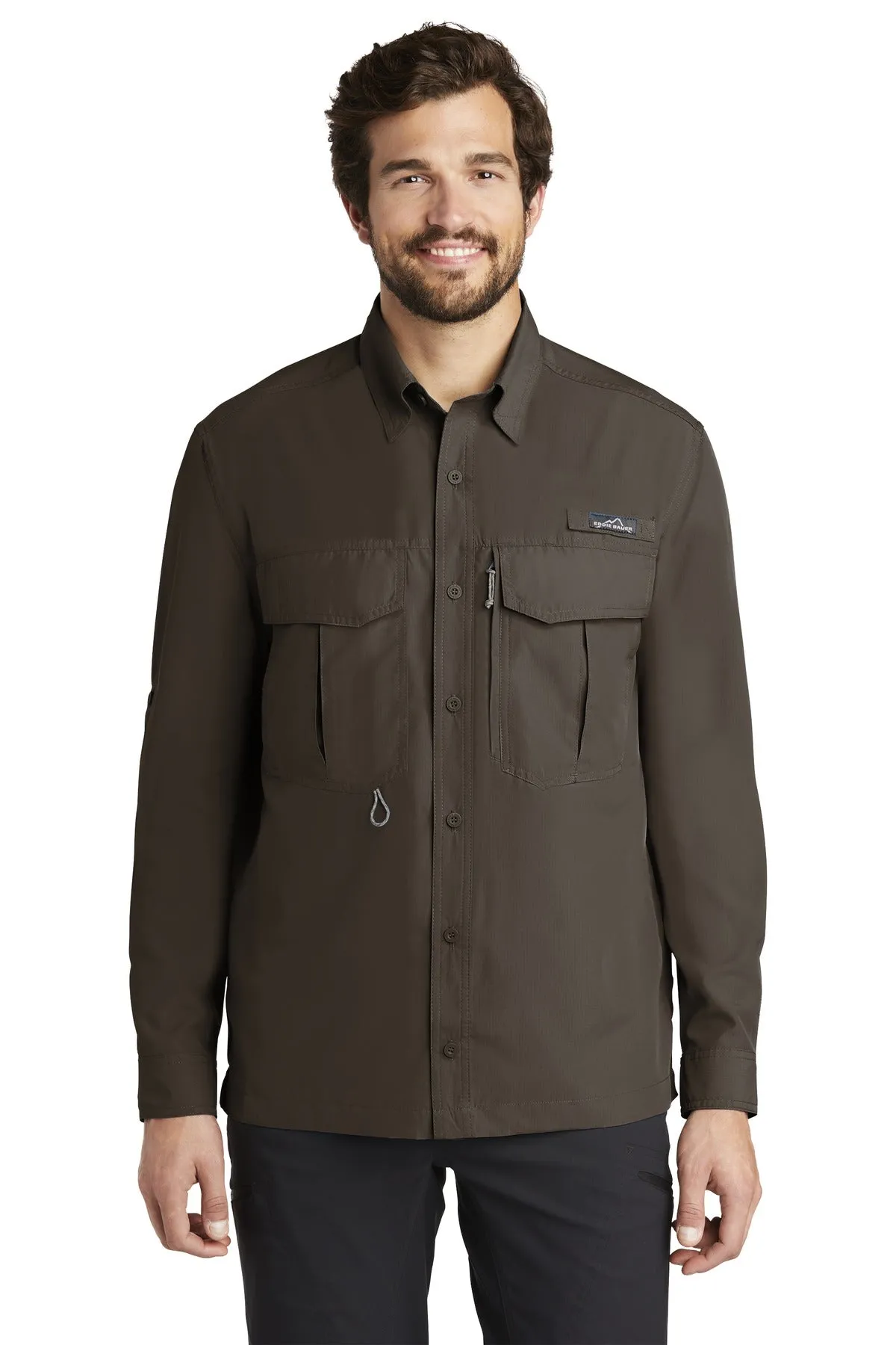 Eddie Bauer Men's Long Sleeve Performance Fishing Shirt. EB600
