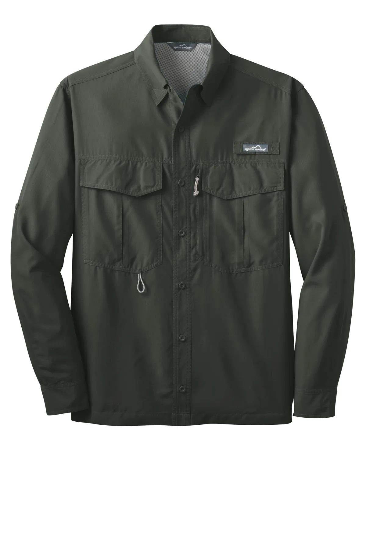 Eddie Bauer Men's Long Sleeve Performance Fishing Shirt. EB600