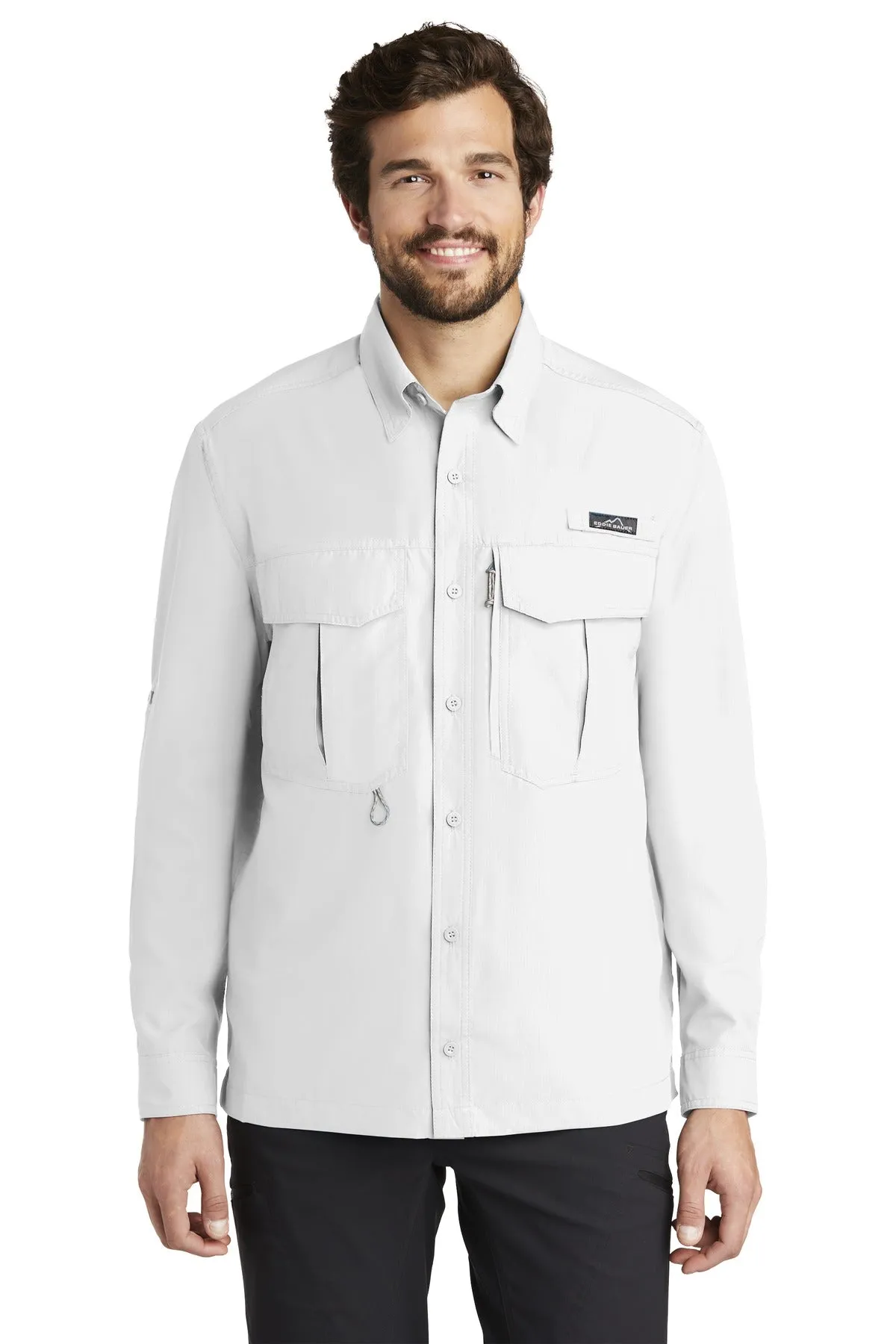 Eddie Bauer Men's Long Sleeve Performance Fishing Shirt. EB600