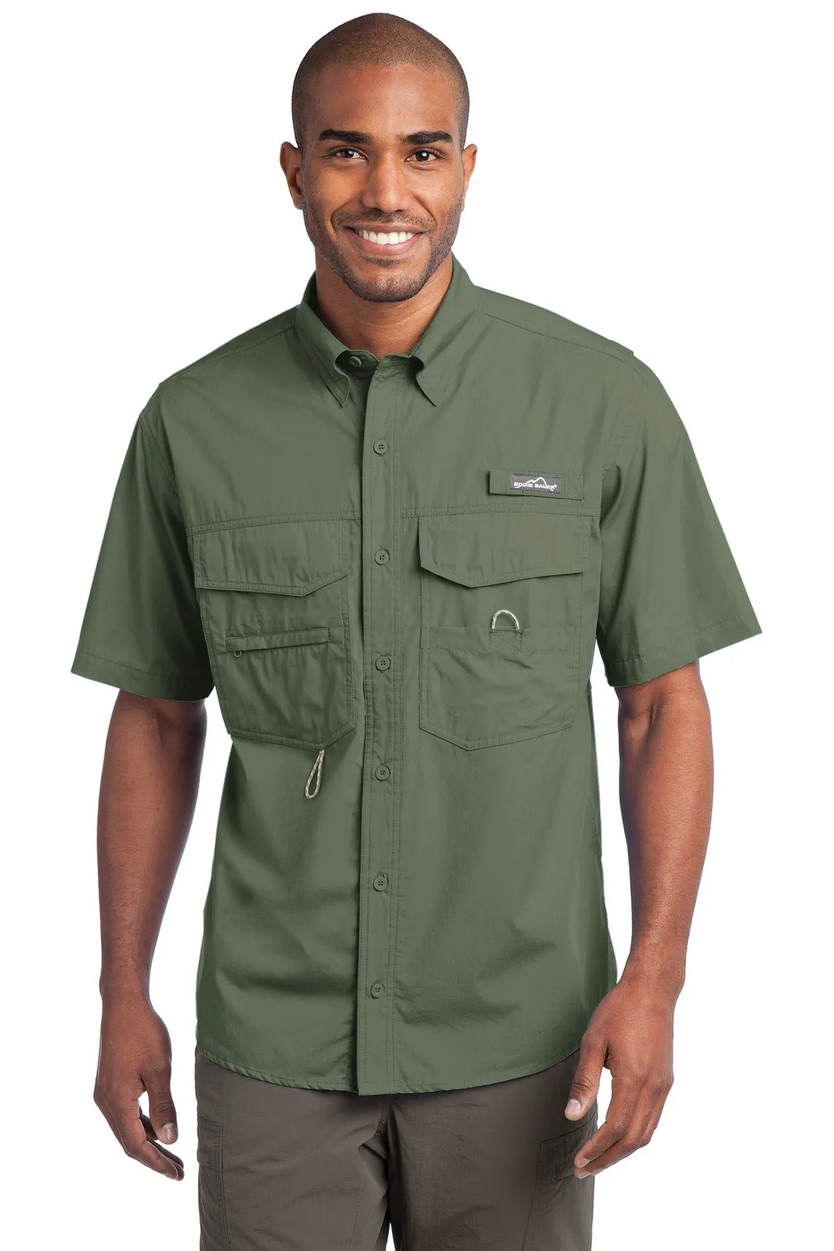 Eddie Bauer Men's Short Sleeve Fishing Shirt. EB608