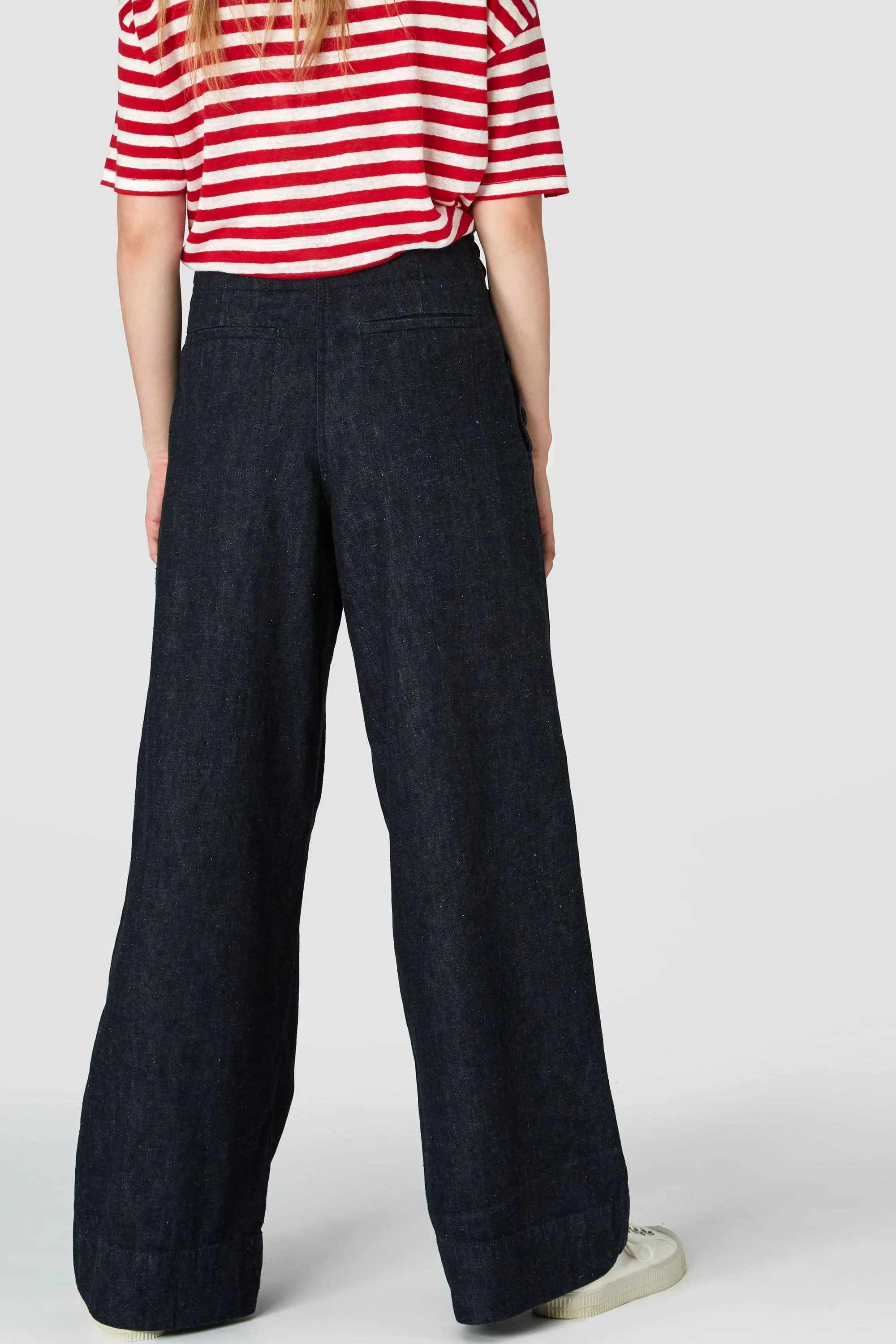 fallon pants dark hemp rinse <br> by Kings Of Indigo