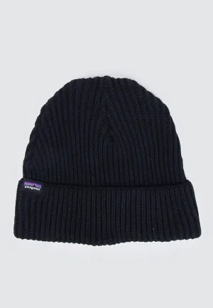 Fishermans Rolled Beanie - Black