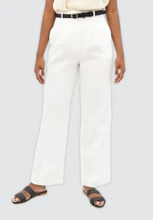 French Riviera NCE - Wide Leg Pants | Porcelain