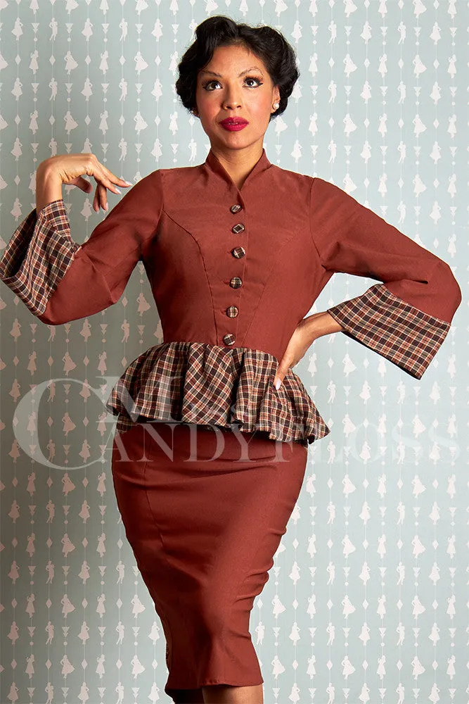 Fulvia-Sunrise One of a kind bengaline blazer by Miss Candyfloss