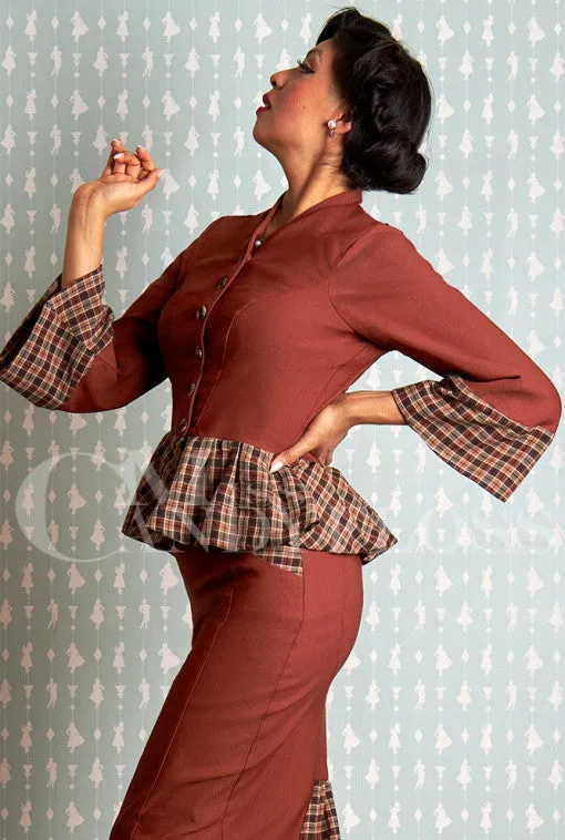 Fulvia-Sunrise One of a kind bengaline blazer by Miss Candyfloss