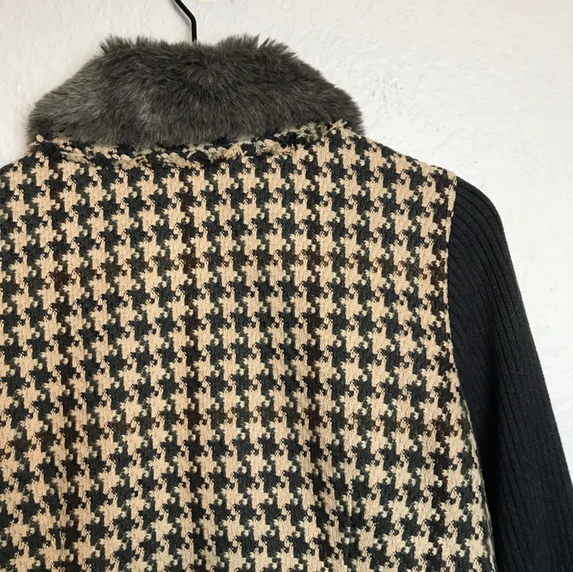 Fur Trim Tweed Jacket