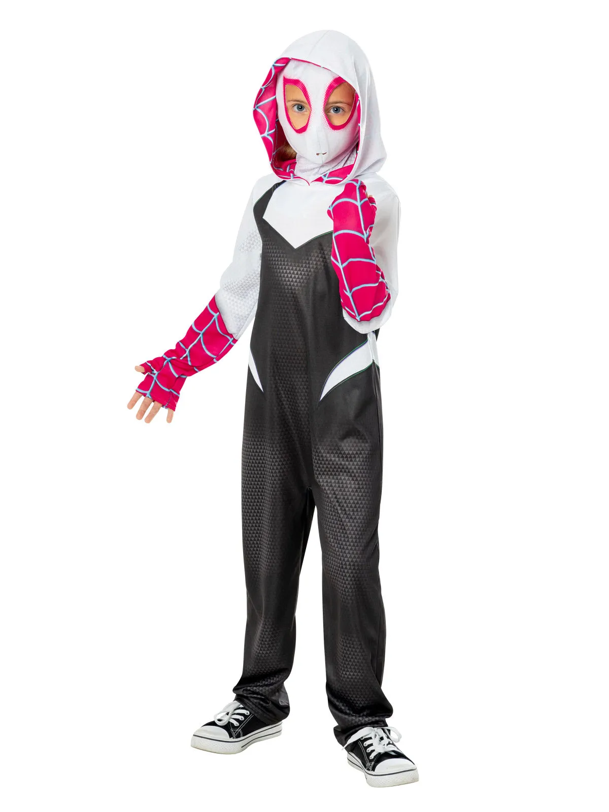 Ghost Spider Spider-Verse Deluxe Costume for Kids - Marvel Spider-Man