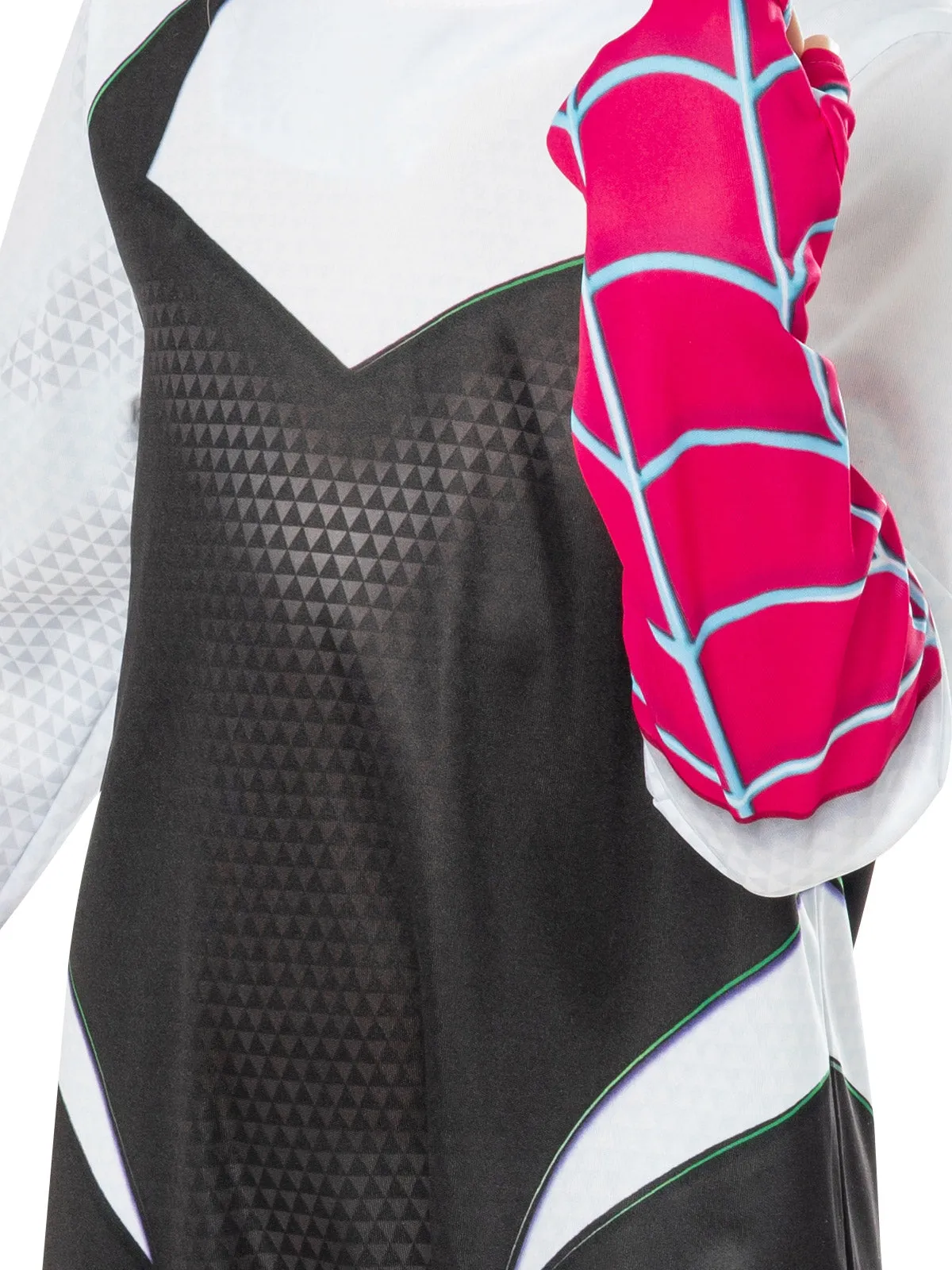 Ghost Spider Spider-Verse Deluxe Costume for Kids - Marvel Spider-Man